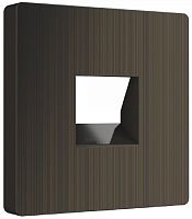 Лицевая панель Werkel для 1-м. розетки RJ11/RJ45 бронза глянцевый картинка